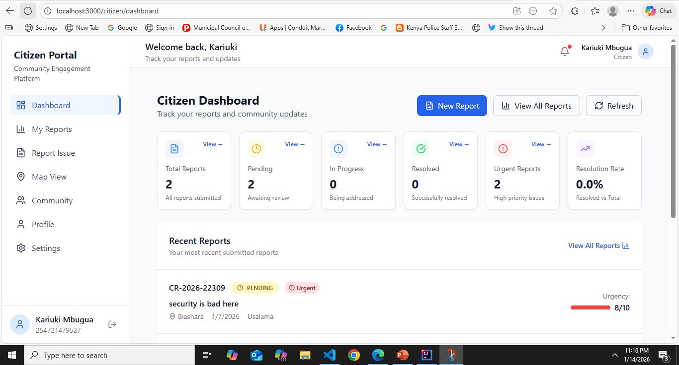 Pamoja Connect MVP - Community Forum